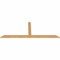 Ekena Millwork Portland Smooth Timber Gable Bracket, Western Red Cedar, 72"W x 27"H x 1 1/2"D x 3 1/2"F, 9/12 Pitch GBW072X27X0204POR00SWR - alternate 5